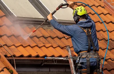 Démoussage et hydrofuge de toiture à Bernac-Debat
